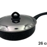 Black Granite Nouval Sauteuse 26 cm