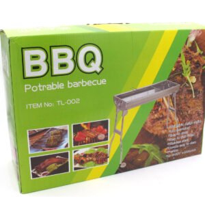Portable Stainless Steel Barbecue 48x33 cm