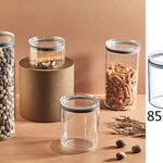 Airtight Round Food Jar 0.85 lt
