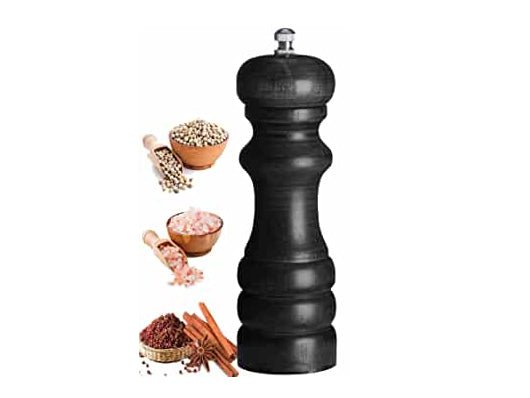 9b3fda14ecda7b16936ee057e3fafe7f_c01c72a9-abde-4ab1-9926-e5a4b76b1b57.jpg Wooden Pepper Mill 6 inches