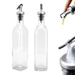 Large Glass Oil Bottle 500 ml with Easy Pourer