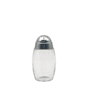 Acrylic salt and pepper shaker Dome Chrome Plated Cover