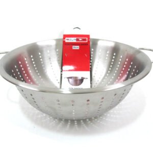 Stainless Steel punching colander; 30 cm