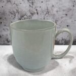 Dosthoff Reactive Glaze Gray Footed Mug 380 ml