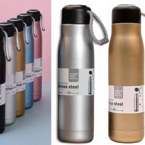 Fashion Sports Bottle Stainless Steel with Rope 500 ml