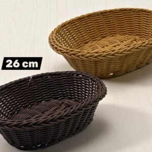 High quality Oval woven bread basket 26 cm