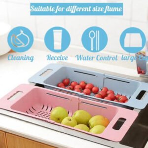 Adjustable Rectangular Drainer 48 x 20 cm