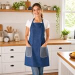 Water Proof Nylon Apron with Side Towel Pockets