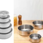 5Pcs/Set Stainless Steel Food Container With Lid