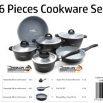 Dosthoff 6 pcs Cookware Casserole Set Black 6