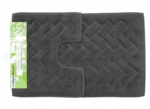 Classic 100% Cotton Bathmat Set of 2: 75x50+40x50 cm