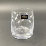 BOHEMIA ENGRAVED PAVO CUP 290 ML X6