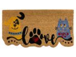Design Coir mat with PVC backing 75x40 cm