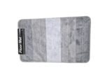Soft touch fluffy microfiber floor mat 80 x 50 cm