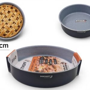 DOSTHOFF ROUND OVEN TRAY BLACK 32 CM