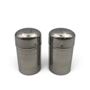 Salt and Pepper Stainless Steel Shaker Set