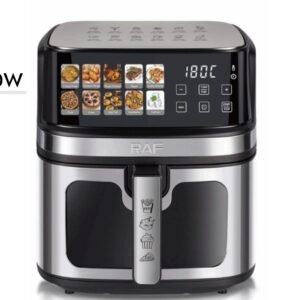 RAF Airfryer with Colored Digital Touch Screen 8L-1700W