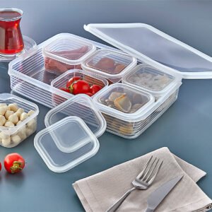Line Low Storage Box Set of 7 Pieces: 6+1 2.4L & 6x0.30L