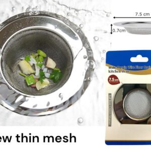 Stainless Steel Sink Strainer with fine mesh