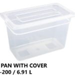Gastronorm Plastic Storage Container 1/3 200 mm - 6.91 L