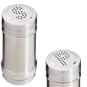 Stainless Steel Salt or Pepper Shaker Small 7.5 cm