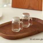 Mini Mason Glass Jar 35 ml X2
