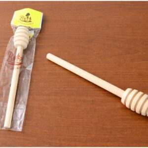 Wooden Honey Dipper X2; 16 cm