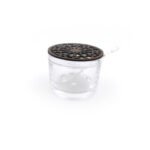 Acrylic Large Sugar Server with Wooden Design
