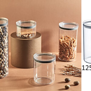 Airtight Round Food Jar 1.25 lt