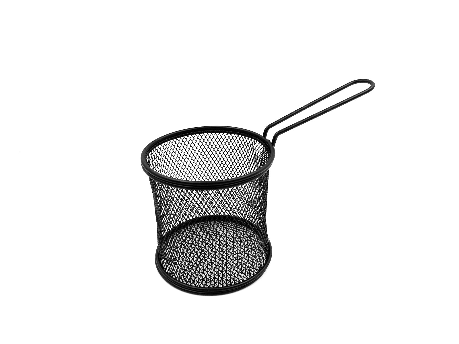 aa1a3d191c41759dd0eee623593823b3.jpg Black Round French Fry Serving Basket