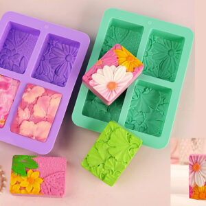 Flower Blossom Silicone Mold for Soap