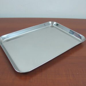 Thick stainless steel display tray 33.5 cm