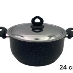 Black Granite Nouval Casserole 24 cm