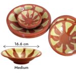 Brown Foul Bowl Medium 6.5"