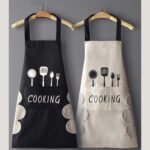 Water Proof Apron with 2 Side Towels Kitchen Utensils De