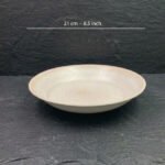 Beige Marble Melamine Deep Plate 8.5 inch X6