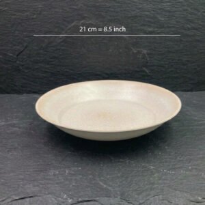 Beige Marble Melamine Deep Plate 8.5 inch X6