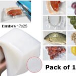 100 Vacuum Bags 17 x 25 cm for Sealing Machine