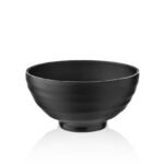 Small Round Bowl Black Mat Finish 11 cm