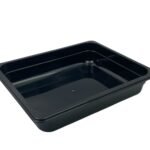 Black Gastronorm Polycarbonate Container 1/2 65 mm
