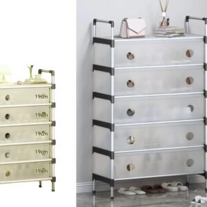 6-Layer Dustproof Storage Shoe Rack