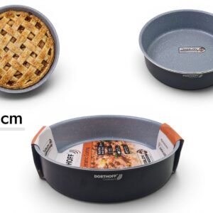 DOSTHOFF ROUND OVEN TRAY BLACK 28 CM
