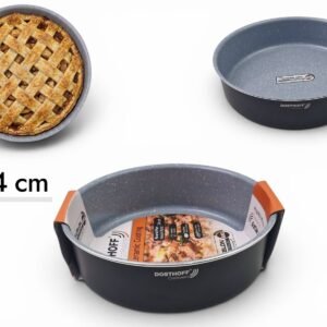 DOSTHOFF ROUND OVEN TRAY BLACK 24 CM
