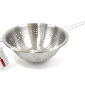 Stainless Steel punching strainer; 22 cm