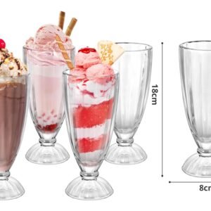 Glass Long Ice Drink Cup 350 ml