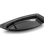 Boat Shape Melamine Serving Plate 41 cm