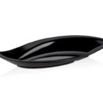 Leaf Shape Oval Melamine Buffet Dish 50 cm