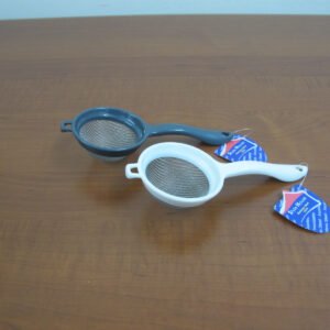 Fine Mesh Stainless Steel with plastic Strainer; 7.5 cm