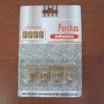 Small brown adhesive hanger 4 units