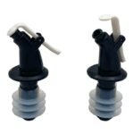 Plastic Bottle Pourer with Cover X2